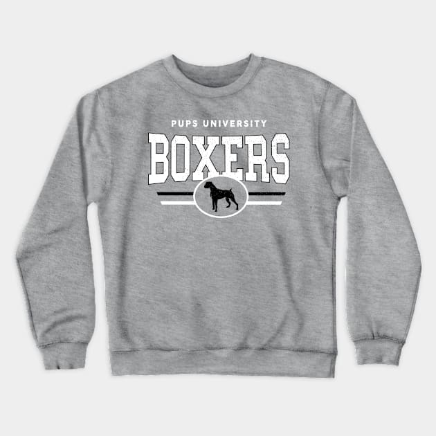 Boxers - Pups U Crewneck Sweatshirt by InspiredQuotes